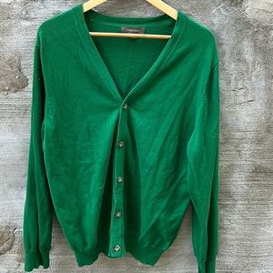 PRE LOVED Men green sweater size XL